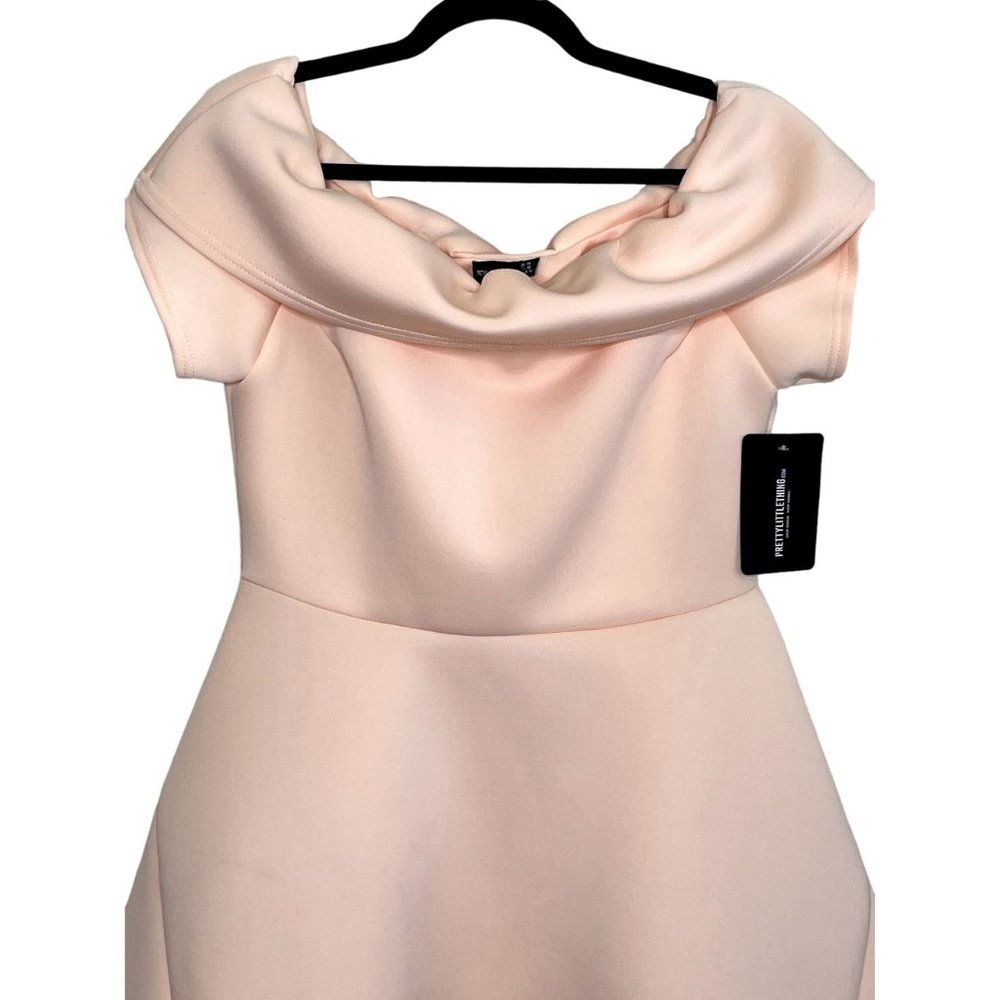 Pretty little things Bardot scuba skater dress size 10 NWT - Picture 4 of 13